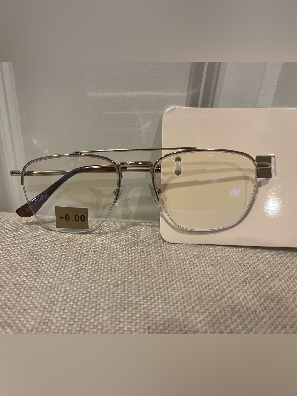 NWT House of Harlow 1960 Women's  Blue-Light Blocking Glasses - Gold Frame